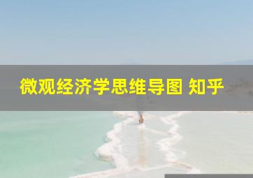 微观经济学思维导图 知乎